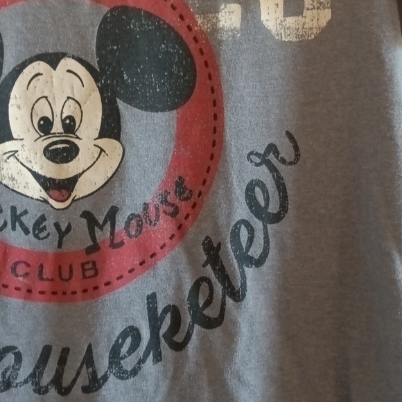 EUC Disney Mickey Mouse Club tee Original Mouseketeer cotton poly blend S and XL - Picture 6 of 10